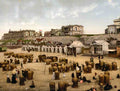 Beach And Hotels Scheveningen Holland Vintage A4 Photo Print