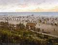 Beach Borkum Schleswig Holstein Germany Vintage A4 Photo Print