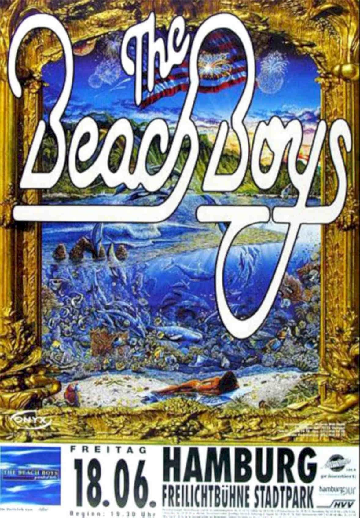 Beach Boys Onyx Vintage Retro Advert Poster A4 Photo Print