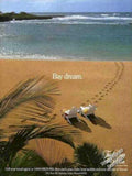 Beach Chairs Baydream Vintage Retro Advert Ads A4 Photo Print