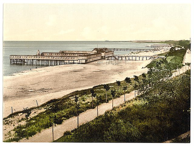 Beach Colberg Pommeraina Vintage A4 Photo Print