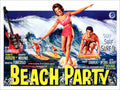 Beach Party Surfing Movie Poster 1960s Vintage Retro Advert Poster A4 Photo Pri