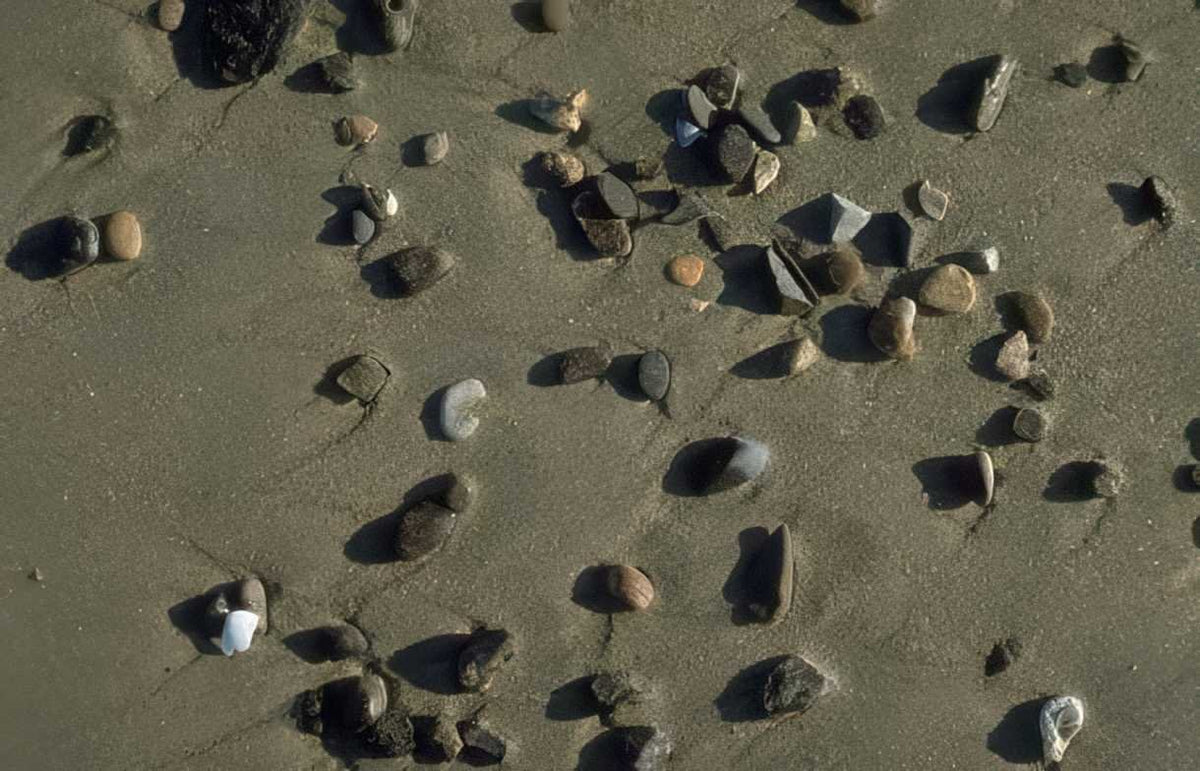 Beach Pebbles Rocks A4 Photo Print
