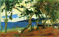 Beach Scene 2 by Gauguin A4 Photo Print