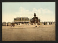 Beach and casino Calais Vintage A4 Photo Print