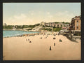 Beach and casino Dinard Vintage A4 Photo Print