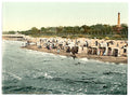 Beach and park Colberg Pommeraina Vintage A4 Photo Print