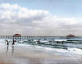 Beachat Old Orchard Maine 1900 Vintage A4 Photo Print