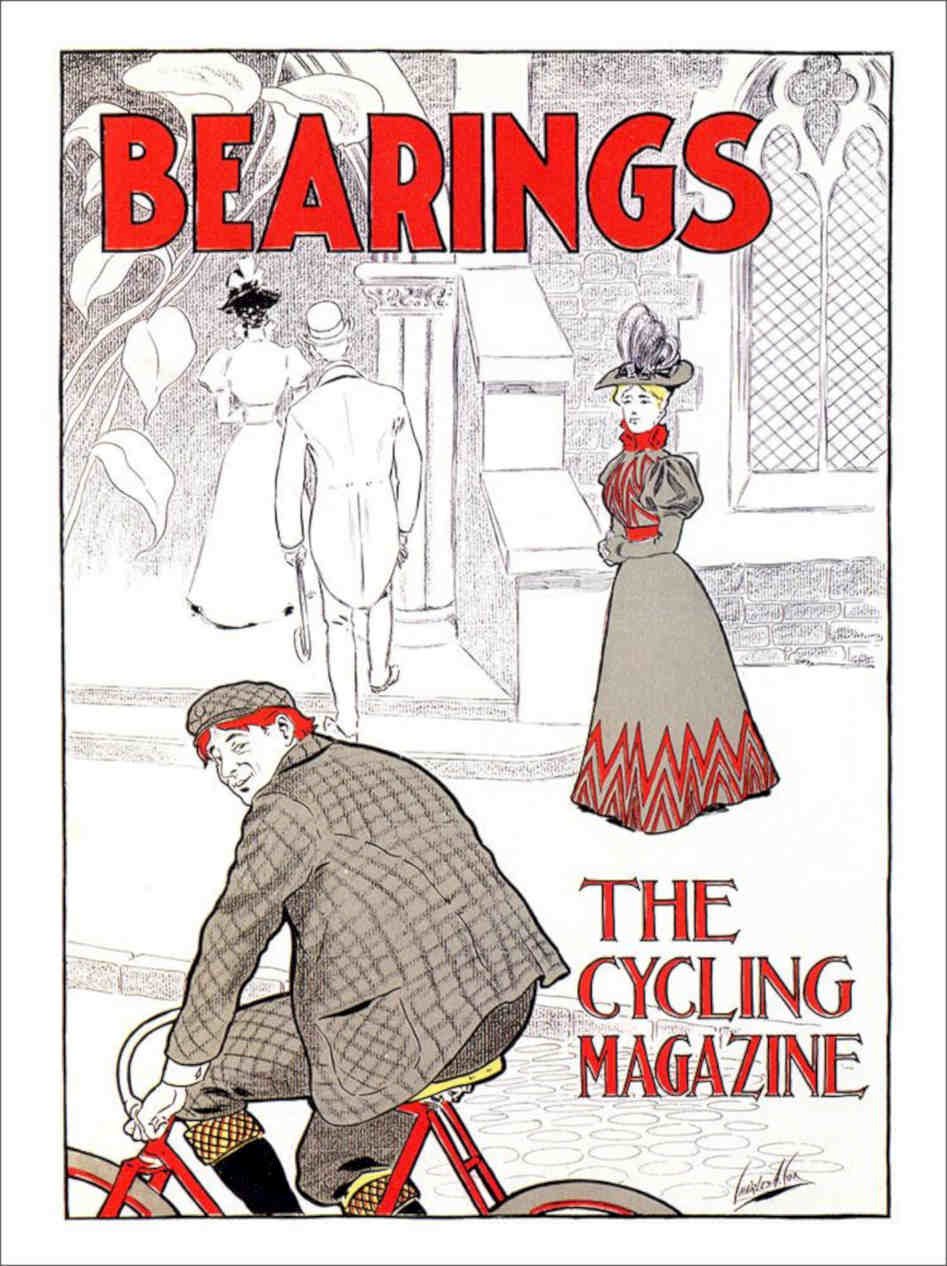 Bearings Charles Cox Cycling Poster 1895 Vintage Retro Advert Poster A4 Photo P