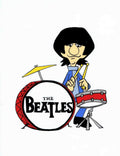 Beatles Drum Set Vintage Retro Advert Poster A4 Photo Print