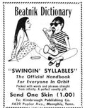 Beatnik Dictionary Flyer Vintage Retro Advert Poster A4 Photo Print