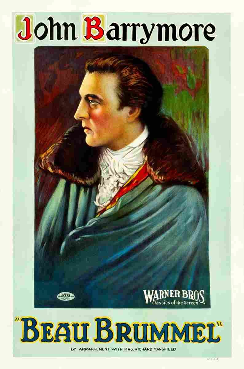 Beau Brummel 1924 01 film star poster A4 Photo Print