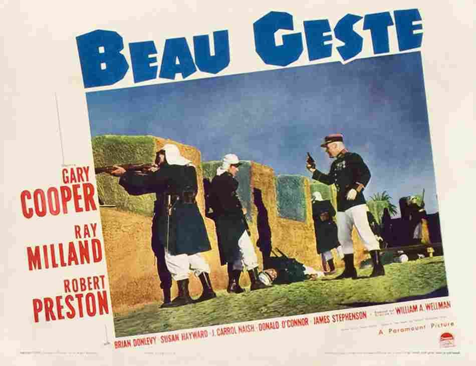 Beau Geste 1939 13 film star poster A4 Photo Print