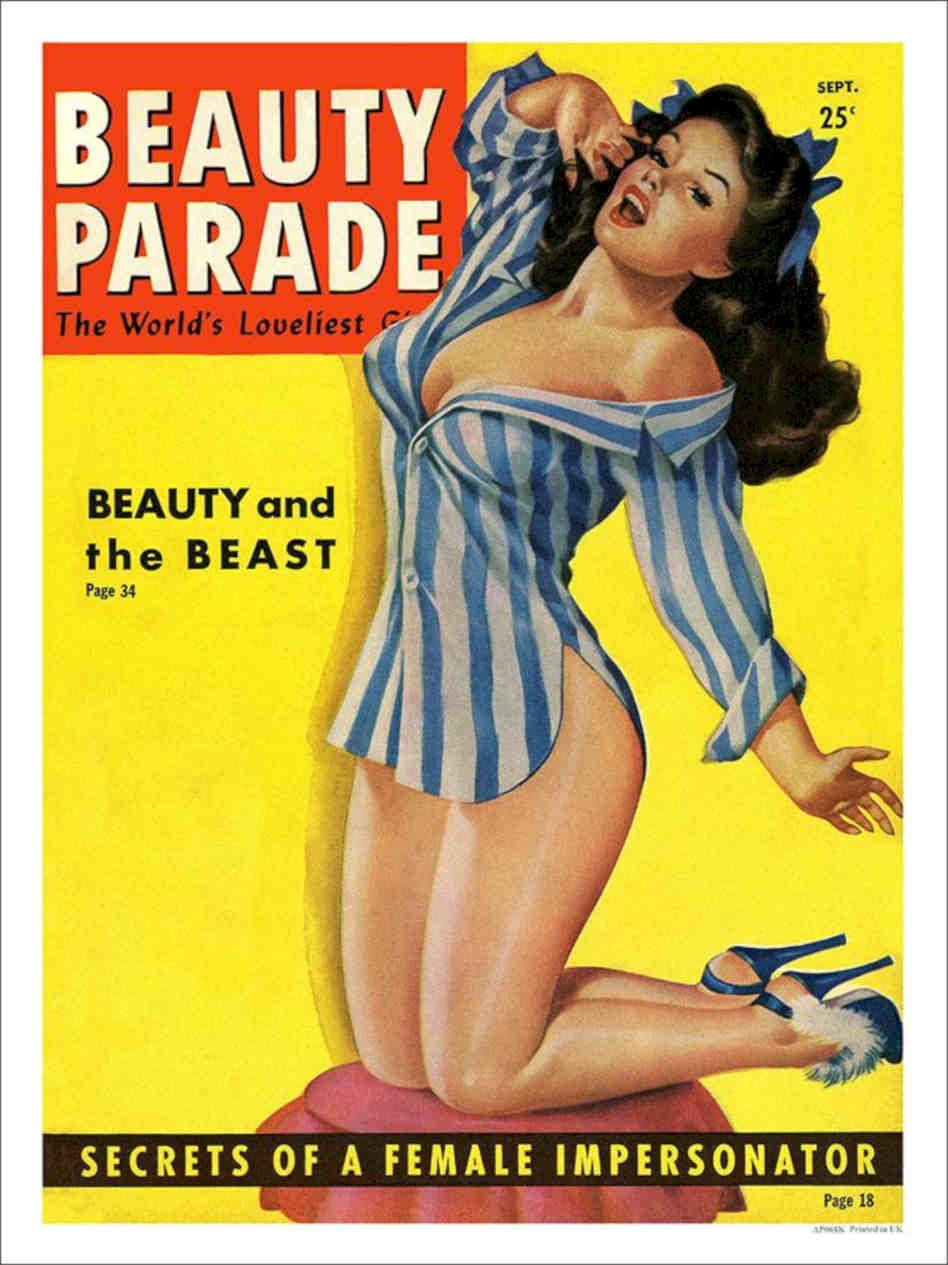 Beauty Parade Glamour Magazine Cover 2 2 Vintage Retro Advert Poster A4 Photo P