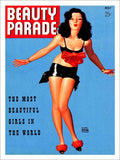 Beauty Parade Glamour Magazine Cover 2 Vintage Retro Advert Poster A4 Photo Pri