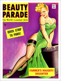 Beauty Parade Glamour Magazine Cover Vintage Retro Advert Poster A4 Photo Print