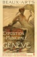 Beaux Arts Geneva Vintage Retro Advert Poster A4 Photo Print