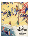 Bebe Nestle Vintage Retro Advert Poster A4 Photo Print