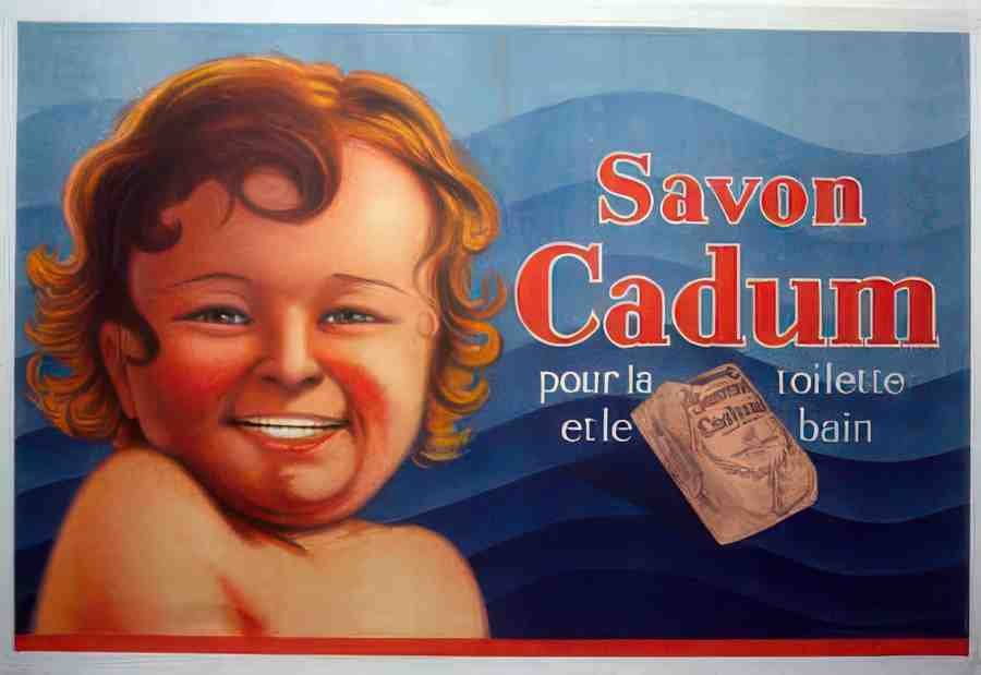 BebeCadum Vintage Advert A4 Photo Print