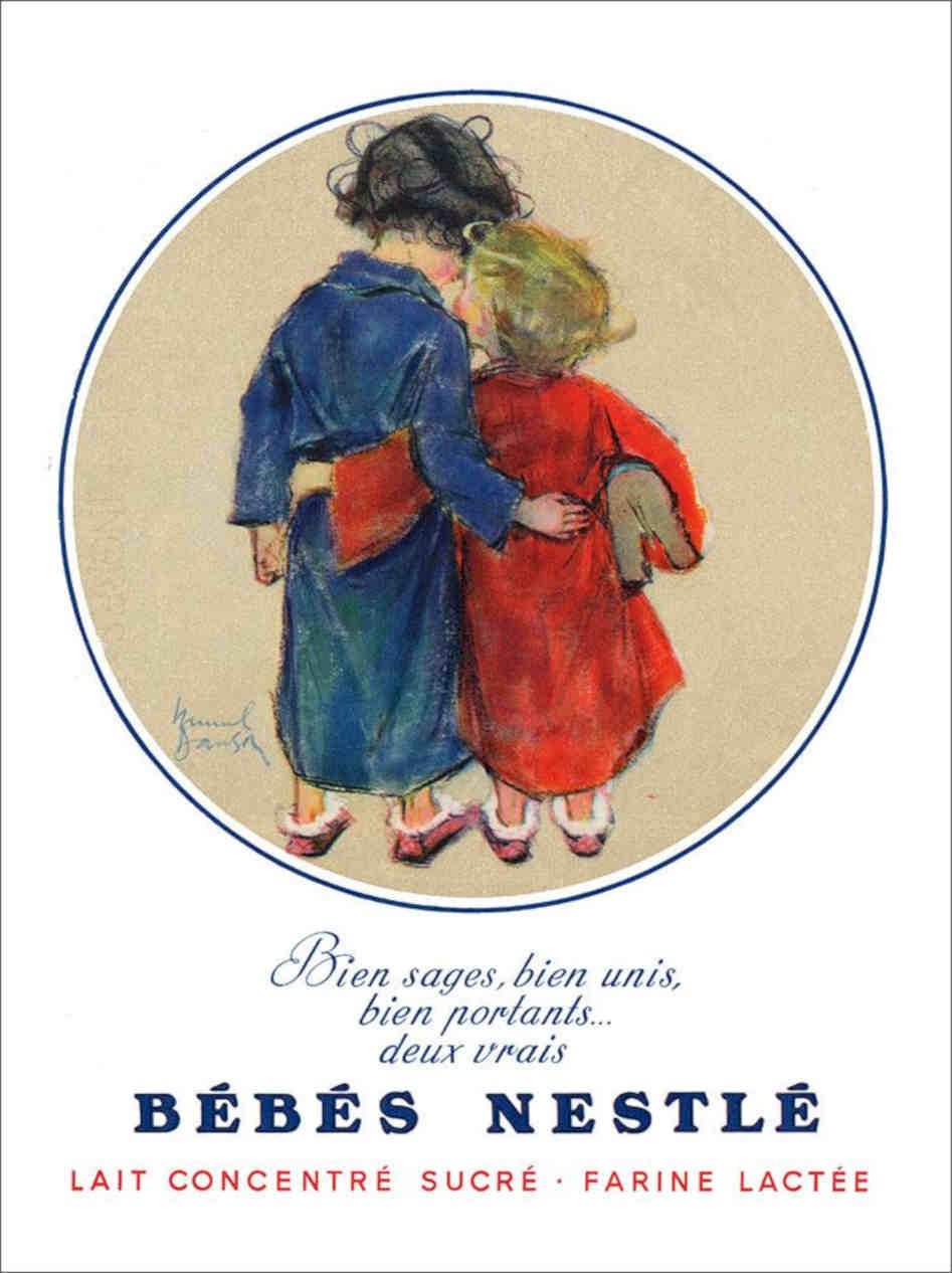 Bebes Nestle 1920s Vintage Retro Advert Poster A4 Photo Print