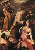Beccafumi Domenico Moses And The Golden Calf A4 Photo Print