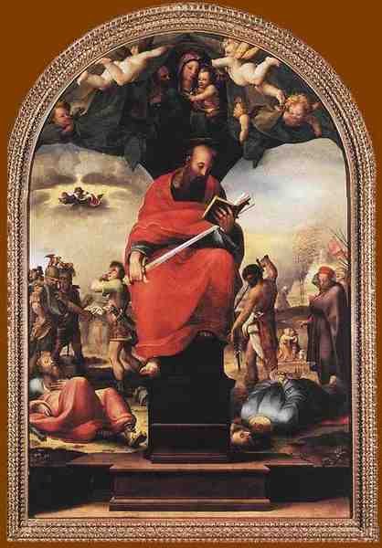 Beccafumi Domenico St Paul A4 Photo Print