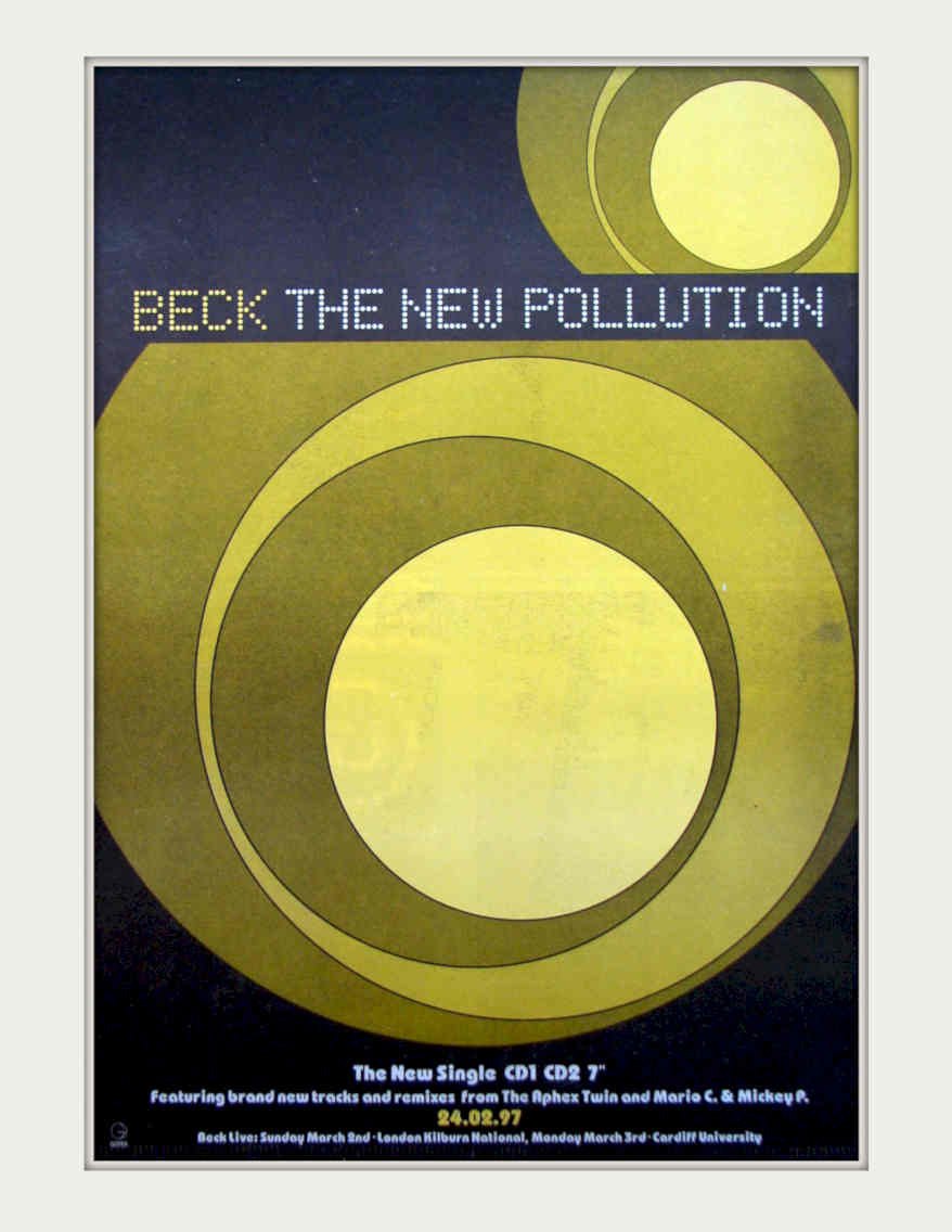 Beck New Pollution Vintage Retro Advert Poster A4 Photo Print