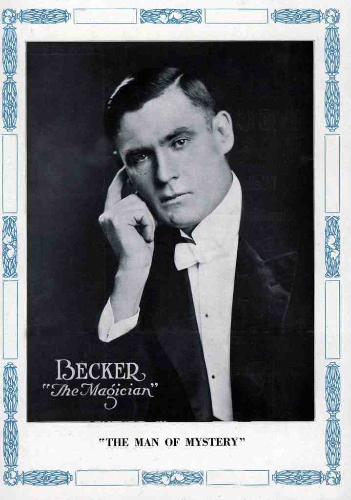Becker Magic Magician Vintage A4 Photo Print