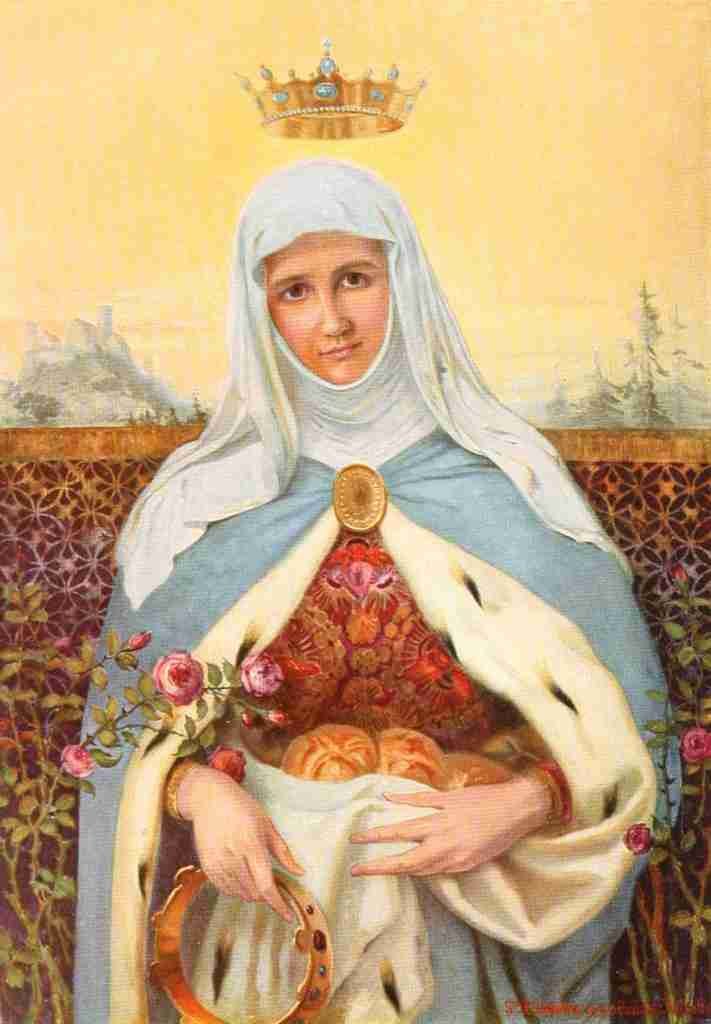 Beckert Paul 1856 1922 Christliche Kunst 8 1911 St Elisabeth A4 Photo Print