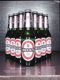 Becks Beer Bottles Vintage Retro Advert Poster A4 Photo Print