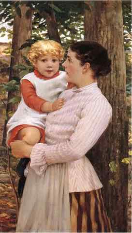 Beckwith James Carroll Mother and Child A4 Photo Print