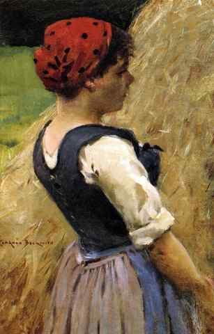 Beckwith James Carroll Normandy Girl A4 Photo Print