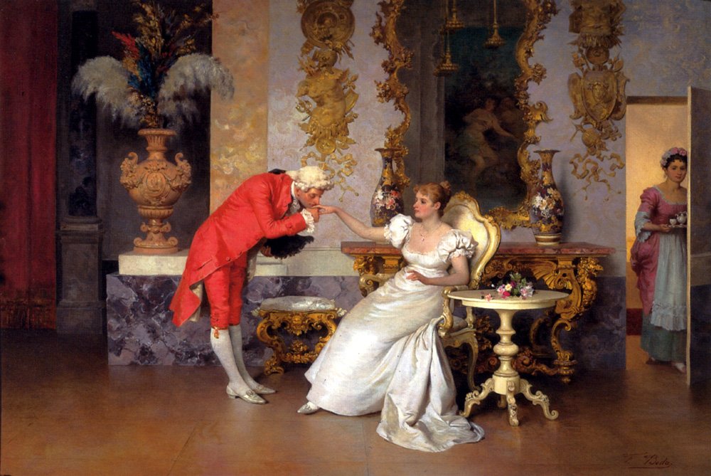 Beda Francesco The Suitor Art A4 Photo Print