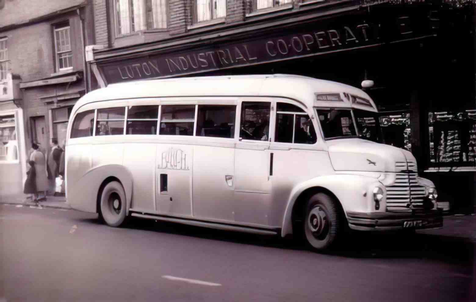 Bedfordshire Luton SD Bus 1950s Vintage A4 Photo Print