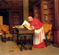 Bedini Paolo The Cardinal In His Study Art A4 Photo Print