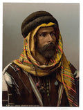 Bedouin Chief of Palmyra Vintage A4 Photo Print