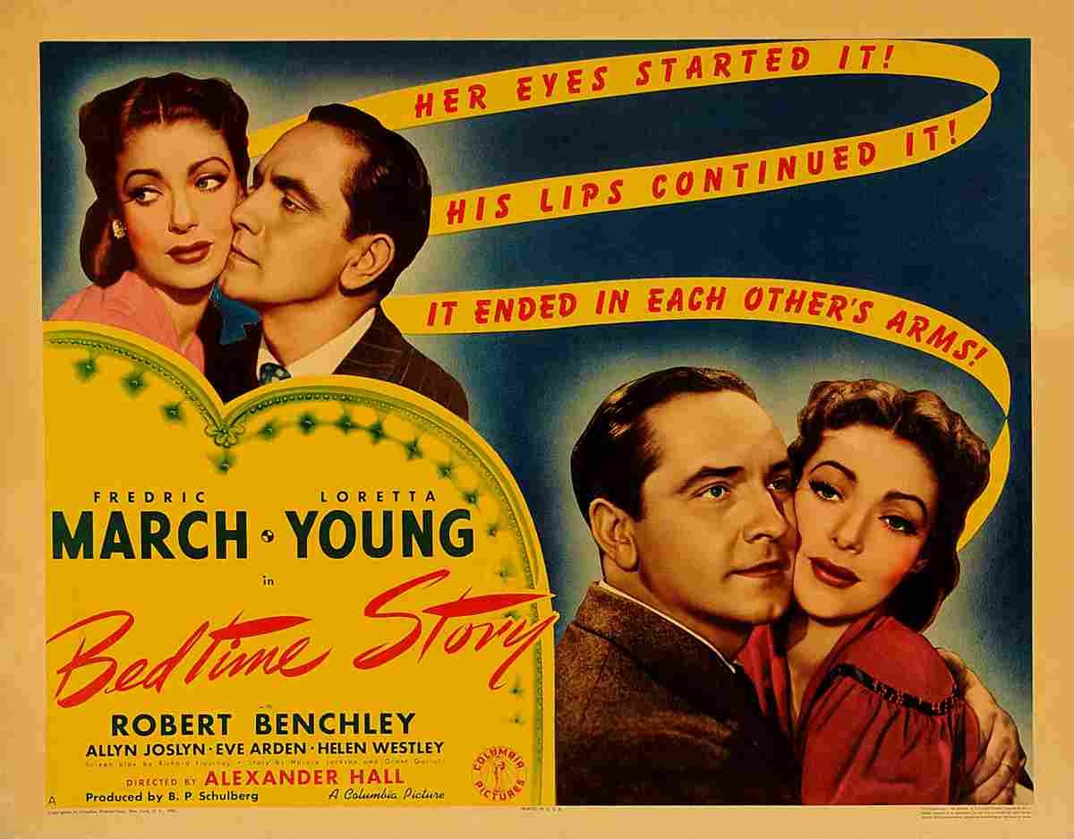 Bedtime Story 1941 03  film star poster A4 Photo Print