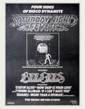 Bee Gees Saturday Vintage Retro Advert Poster A4 Photo Print