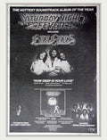Bee Gees Soundtrack Vintage Retro Advert Poster A4 Photo Print