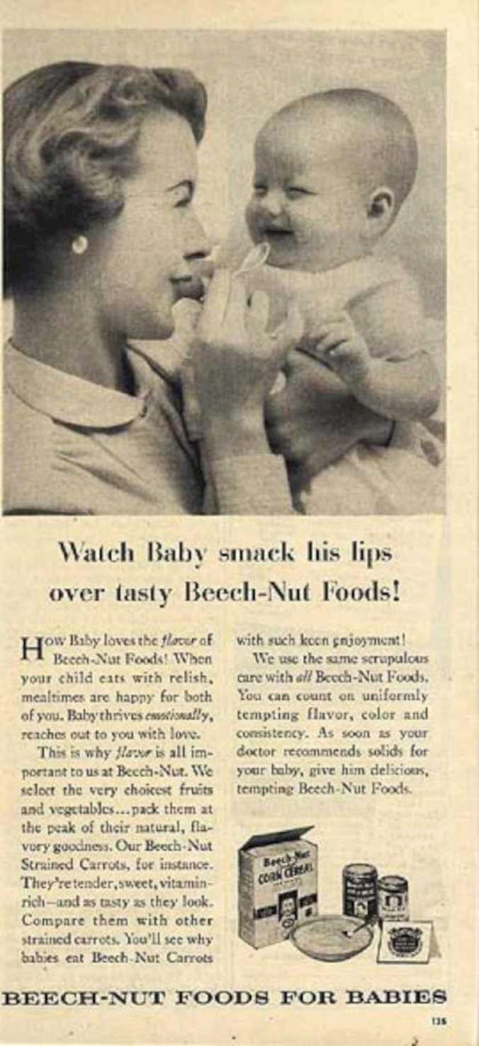 Beech Nut Babies Vintage Retro Advert Ads A4 Photo Print