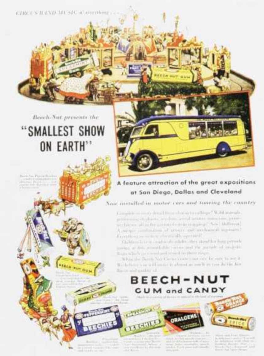 Beech Nut Show Vintage Retro Advert Ads A4 Photo Print