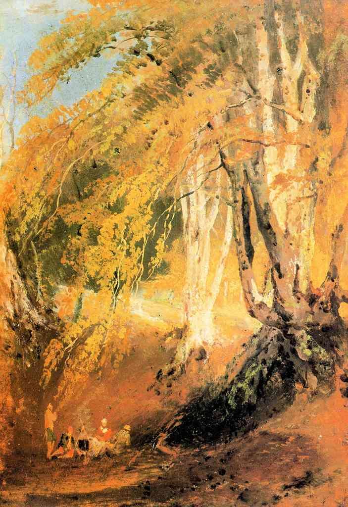 Beech Woods With Gypsies 2 Joseph Mallord Turner A4 Photo Print