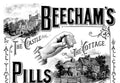 Beechams Pills Castle Vintage Retro Advert Poster A4 Photo Print