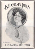 Beechams Pills Reflection 2 Vintage Retro Advert Ads A4 Photo Print