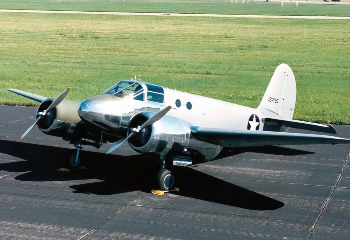Beechcraft At10 Wichita Advanced Trainer 2 (2) Military A4 Photo Print