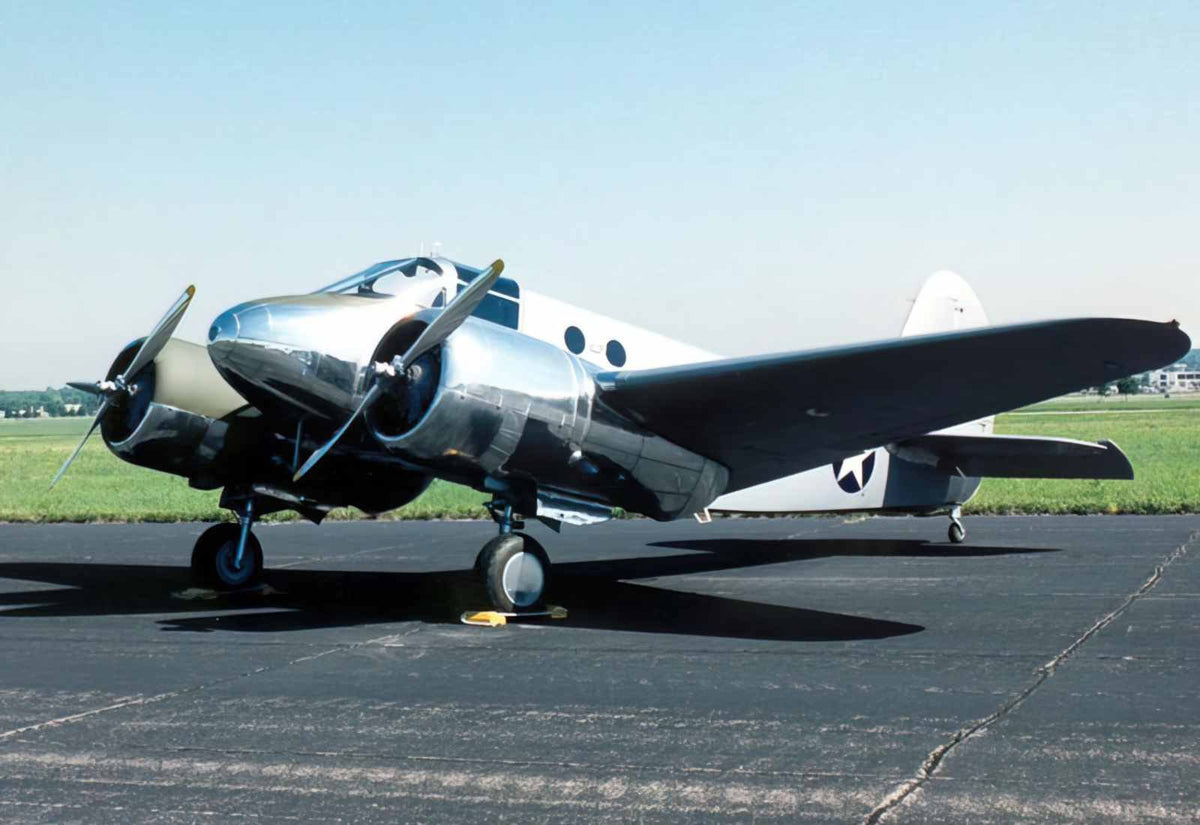 Beechcraft At10 Wichita Advanced Trainer 5 (2) Military A4 Photo Print