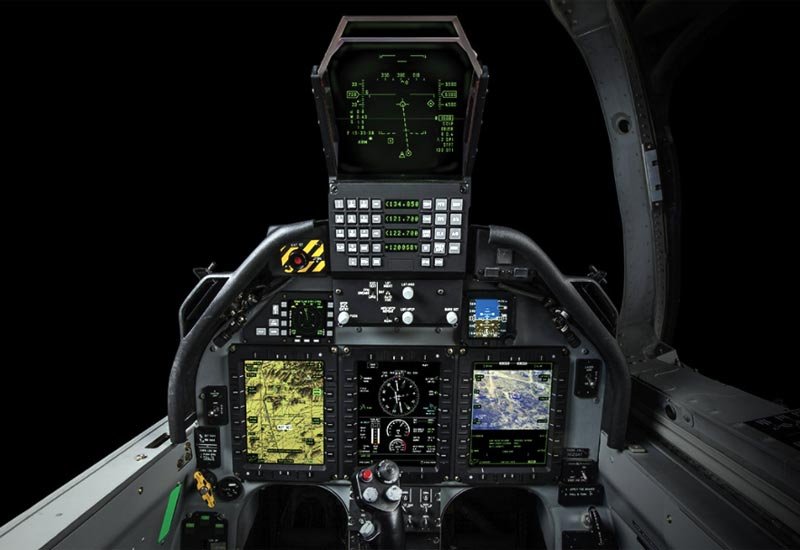 Beechcraft At6 Wolveirne Cockpit Military A4 Photo Print