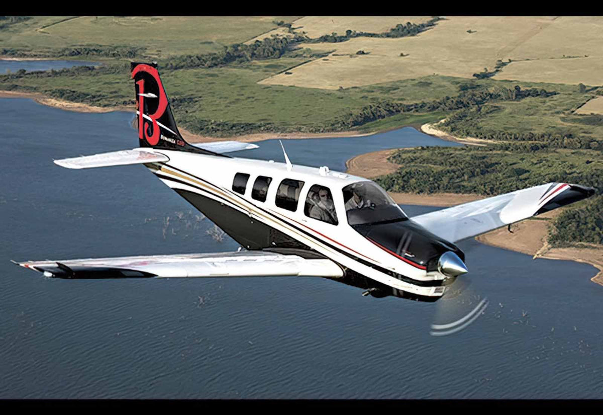 Beechcraft Bonanza Light Utility Airplane United States (2) Military A4 Photo Print