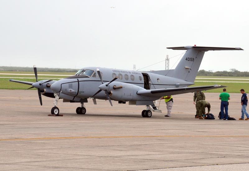 Beechcraft C12 Huron Light Utility Aircraft United States Military A4 Photo Print