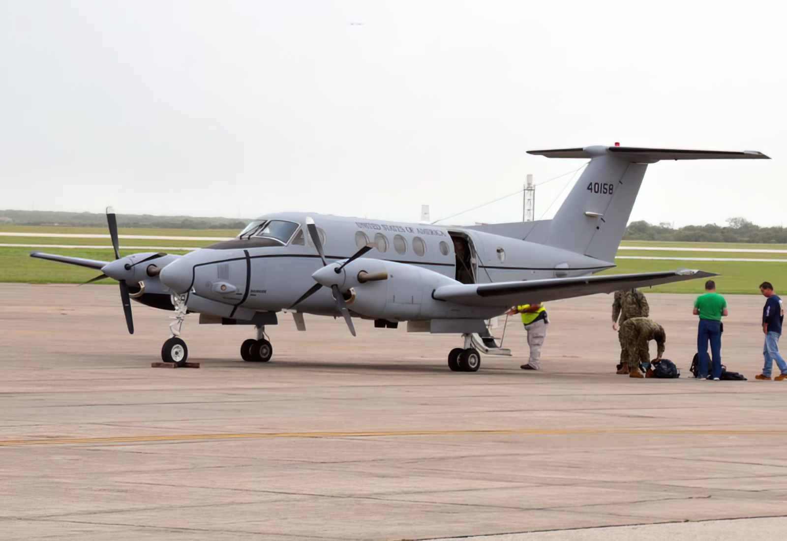 Beechcraft C12 Huron Light Utility Aircraft United States (2) Military A4 Photo Print